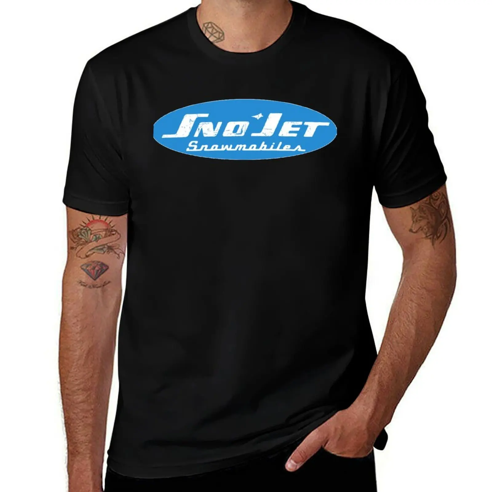 Sno Jet Snowmobiles T-Shirt Running Performance Short Sleeve Tee T-Shirt