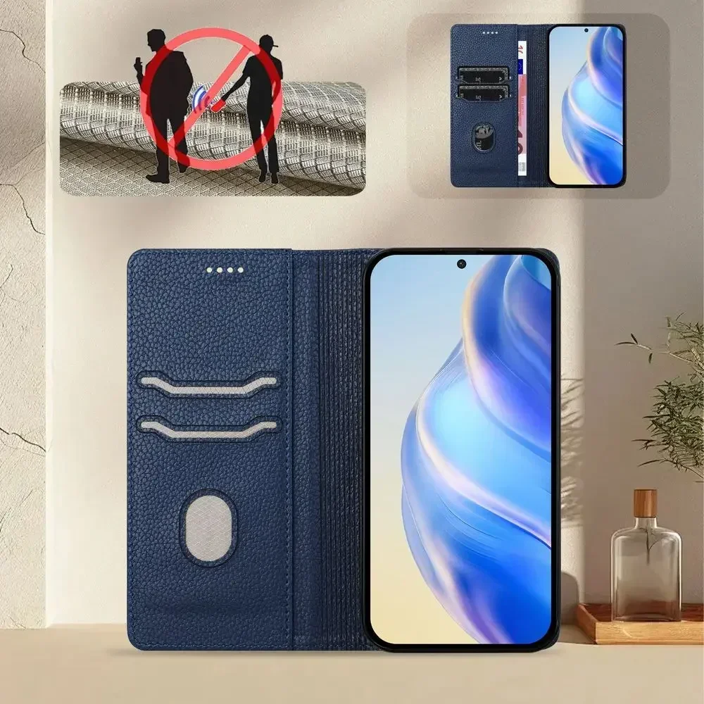 محفظة مع فتحة للبطاقات مسنده حافظة جلدية مغناطيسية لهاتف جوجل بيكسل 9 برو XL 10 9A 8 8A 7 7A 6 6A 5 5A 5XL