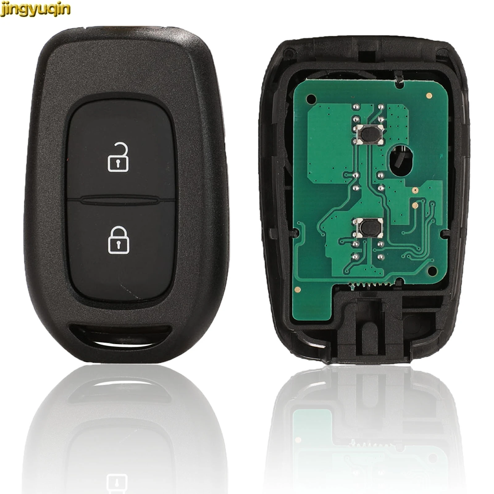 Jingyuqin Remote Car Key 433MHZ PCF7961M For Renault Clio4 Dacia Duster Logan Lodgy Master Dokker Sandero Trafic Symbol 2/3B VA2