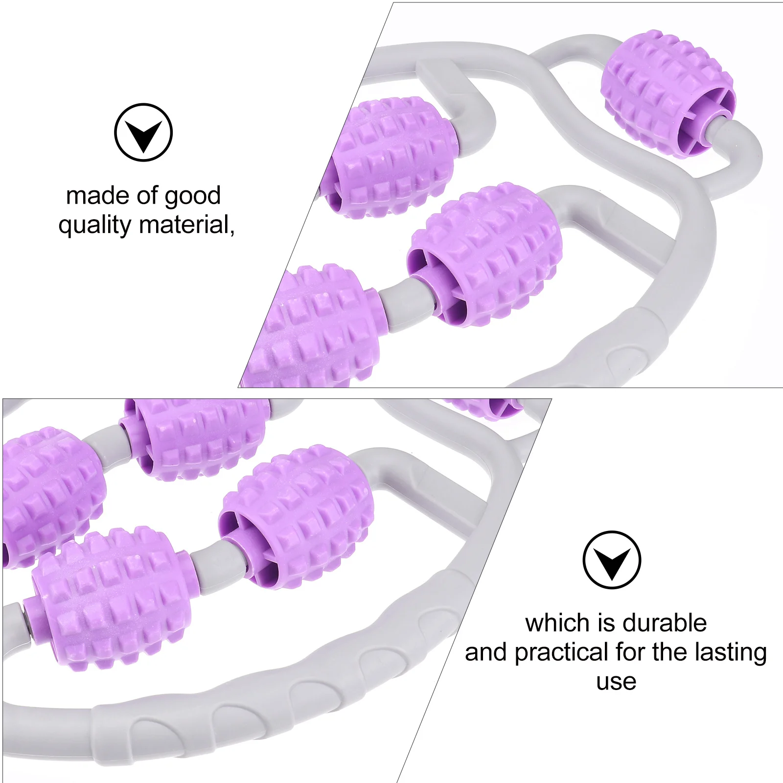 

Roller Leg Muscle for Muscles Deep Tissue Hamstring Foam Soft Manual Massager Stick Legs