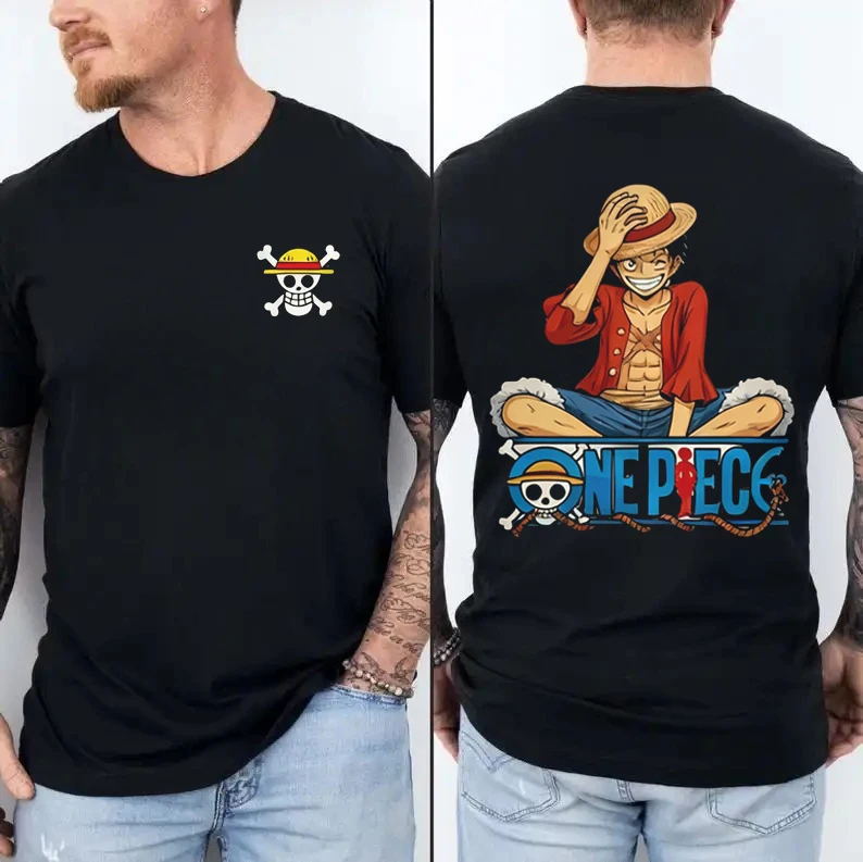 One Piece Japanese Anime Printed Men Women T-Shirt Roronoa Zoro Boy Children's Harajuku Short Sleeve Kids Luffy T-shirt Clothing