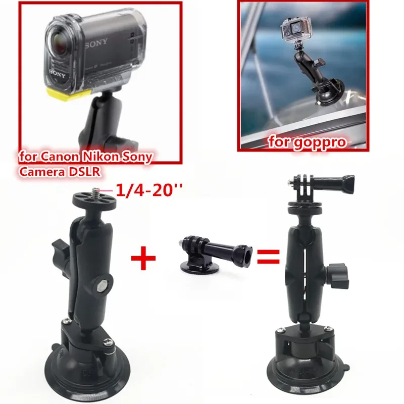 Suction Cup Base with 1 inch Ball Windshield Mounts Window stay for RAM Phone hold GoPro DJI Action Camera Accessories