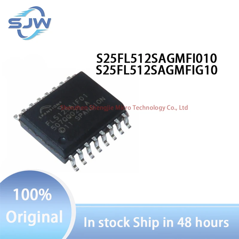

S25FL512SAGMFI010 S25FL512SAGMFIG10 screen printing FL512SAIF01 FL512SAIFG1 encapsulation SOIC16 NOR FLASH CHIP