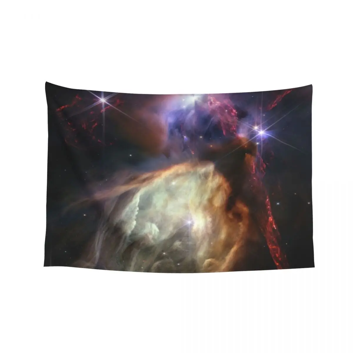 

Rho Ophiuchi (NIRCam Image) James Webb Space Telescope Tapestry Nordic Home Decor Home Decorations Bed Room Decoration Tapestry