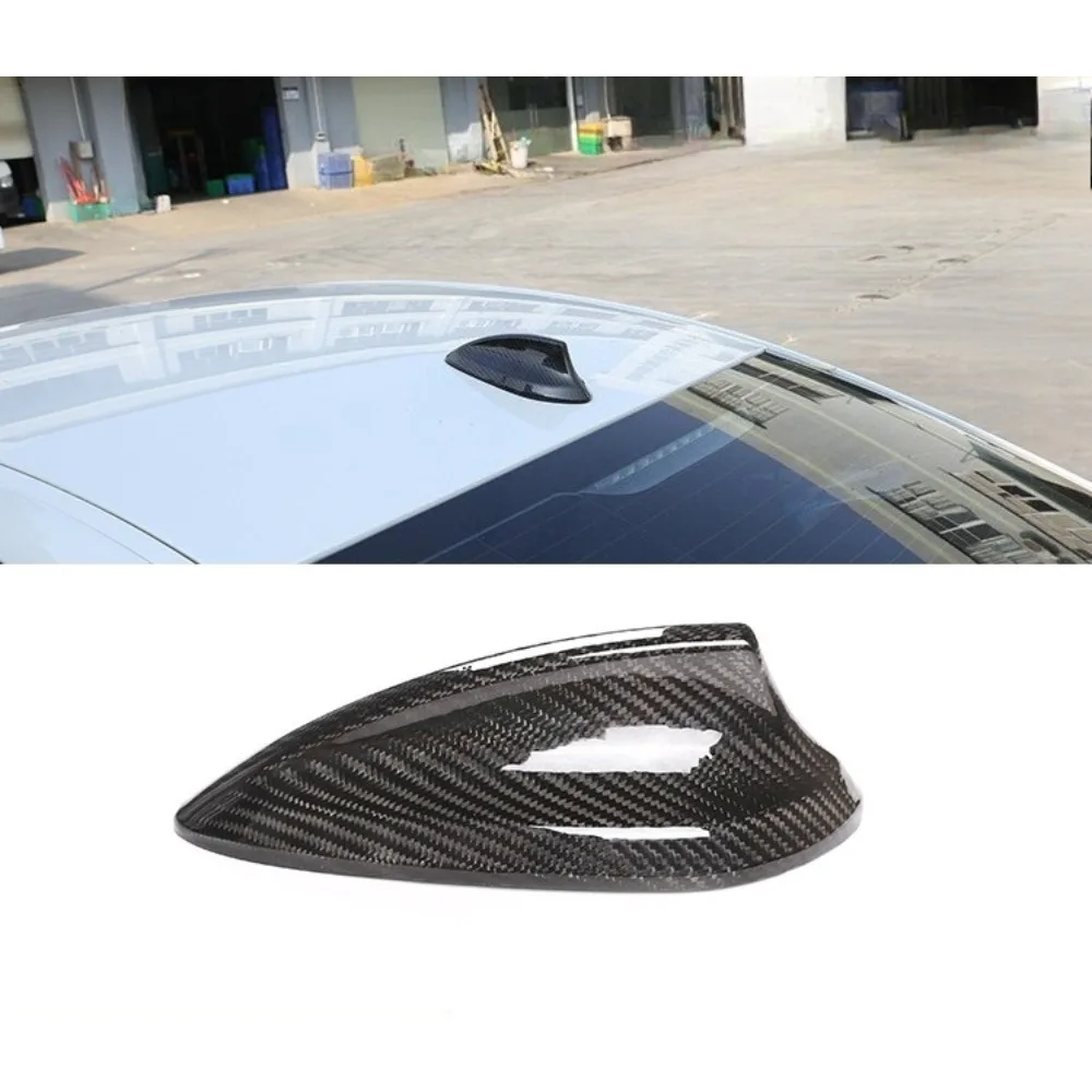 

For BMW F30 F87 F80 F34 G11 G30 F22 Real Carbon Fiber Shark Fin Antenna Cover Trim Car Roof Exterior Styling Accessories Kit Set
