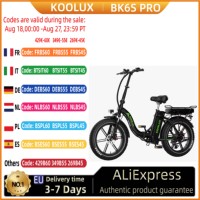 KOOLUX BK6S Pro Adult Electric Bike 500W Motor Foldable Electric Bicycle 48V 23.4Ah Battery 20\
