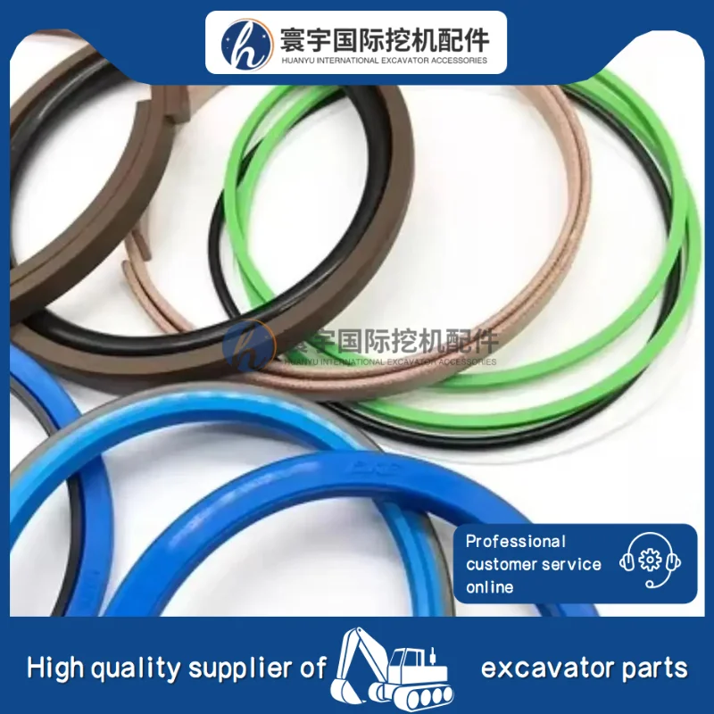 

Совместим с комплектом уплотнений ЦИЛИНДРА HITACHI EX200-2 EX200-3 EX200-5 для экскаватора, 4364915 4364916 4364917 4286774