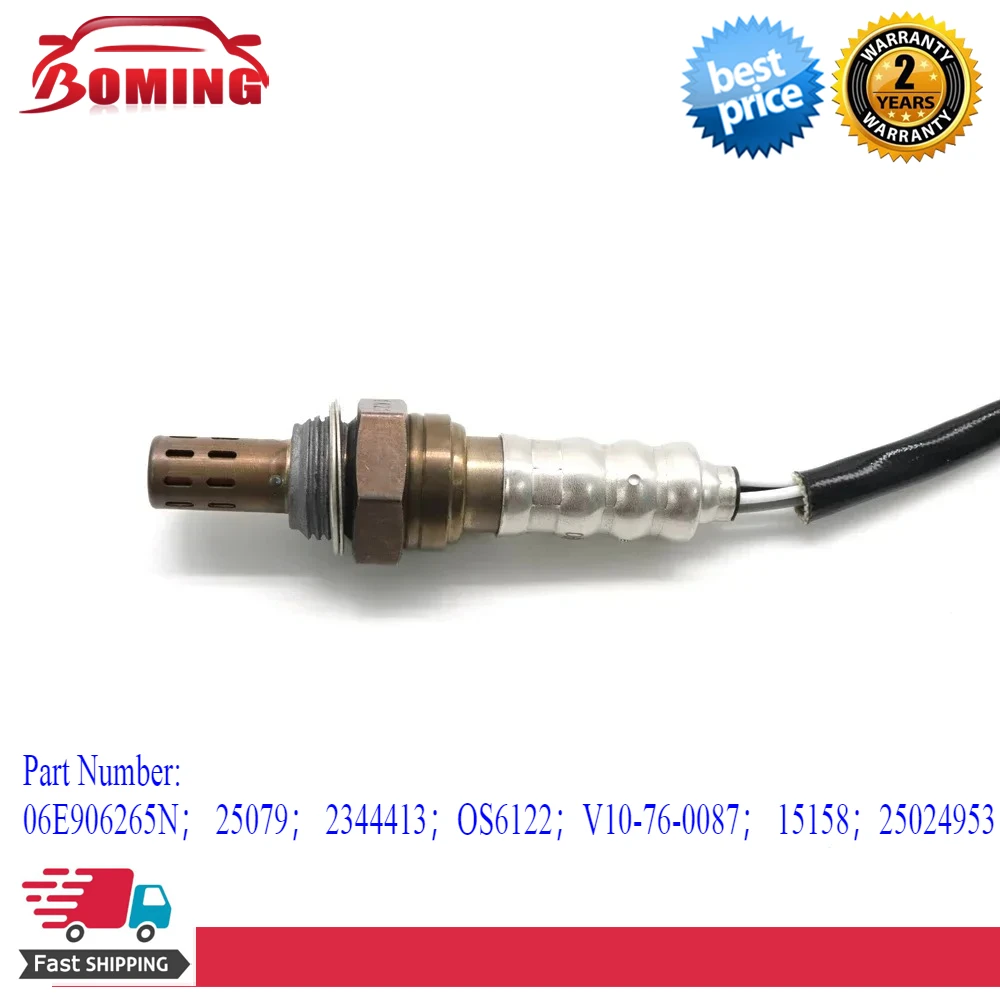 

06E906265N NEW Downstream Air Fuel Ratio Lambda O2 Oxygen Sensor for Audi A4 A6 Quattro Seat Nuevo Ibiza for Volkswagen Bora
