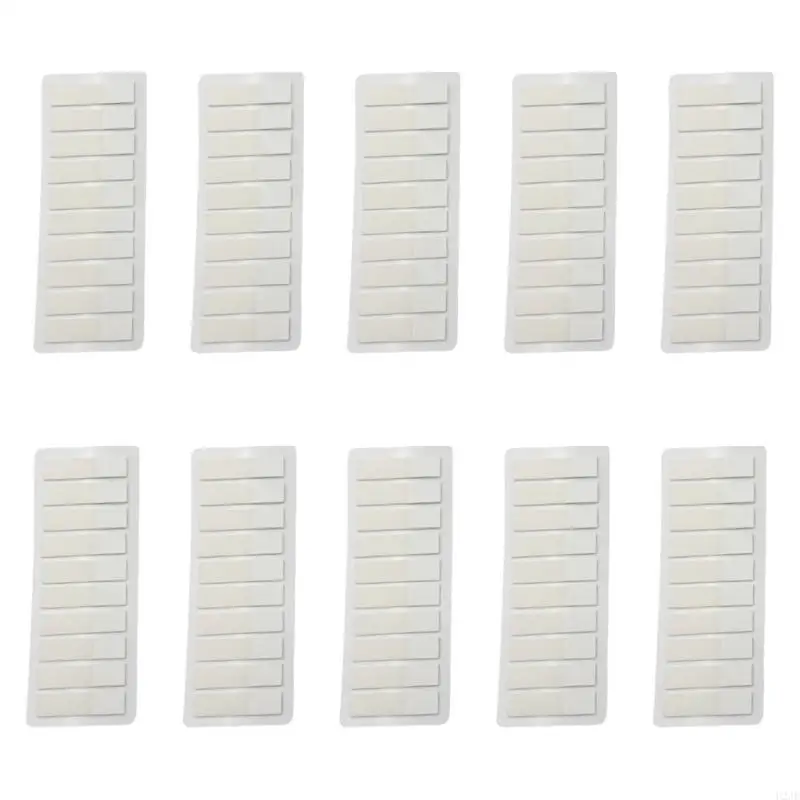 

U2JE 120Pieces White Clear Index Label Writable PET Label Adhesive Notes Repositionable Page Marker Bookmarks for Binder