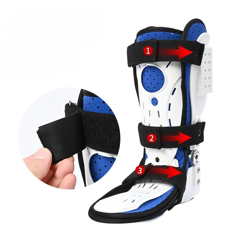 Adjustable Ankle Joint Fixed Support Strips Foot Droop Splint Brace Orthosis Sports Guards Hemiplegia Rehabilitation Equipment