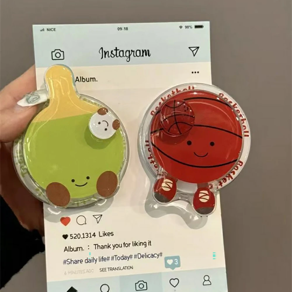 

Basketball For Magsafe Magnetic Phone Grip Tok Griptok Stand For iPhone Funny Foldable Wireless Charging Holder