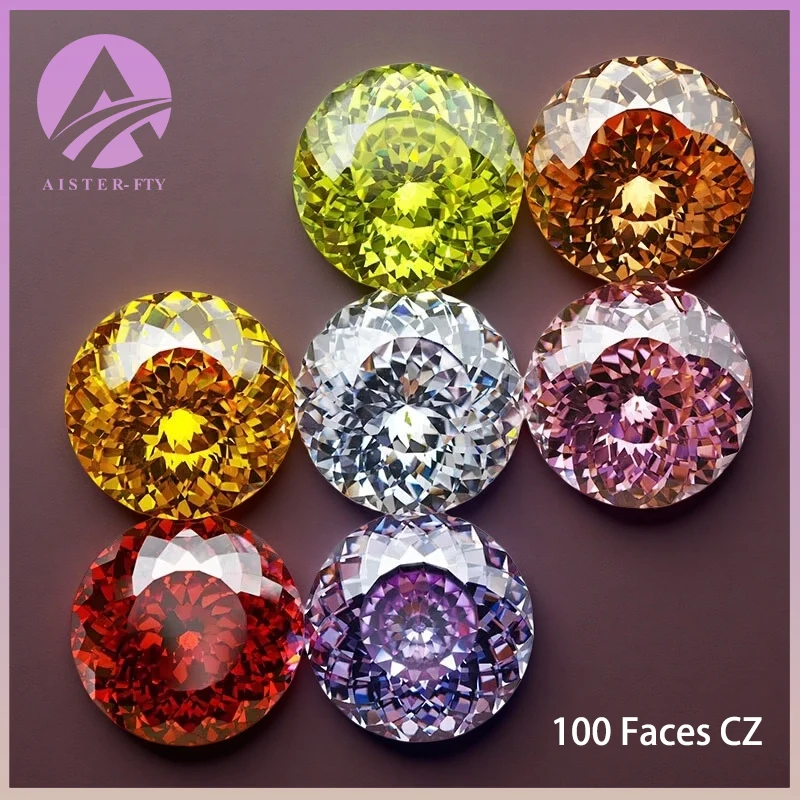 

Big Size 5A Colors Excellent cutting Round Shape 100 Faces Cut 20.0mm Cubic Zirconia Loose Gemstones for Jewerly Making