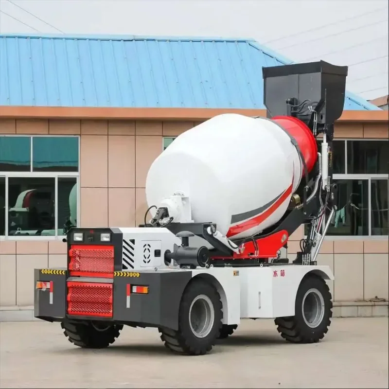 YG Portable Mobile 1-1.5m3 Self Loading Concrete Mixer Plant Self Loading Concrete Mixer Machine Truck Mounted Concrete Pump