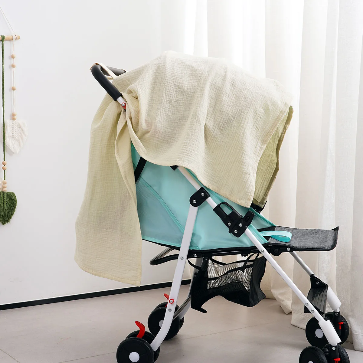 

Elinfant Infant Baby Car Seat Canopy Multiuse Soft Stroller Cover Nursing Cover,Windproof Carseat Cover Sun Protection Cover