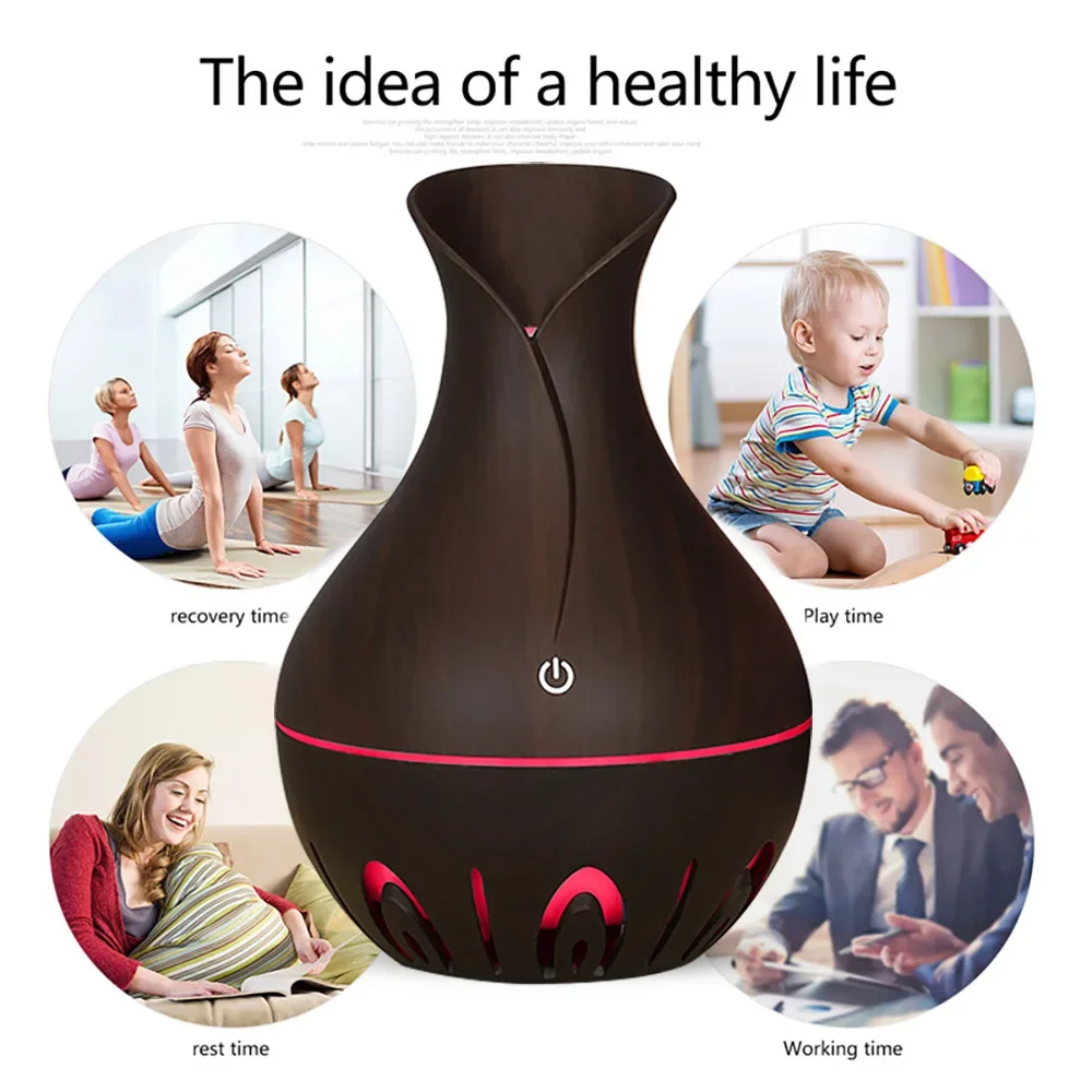 Мини-увлажнитель воздуха USB Аромадиффузор Светодиодный ночник Диффузор эфирного масла Ароматерапия Домашний ультразвуковой диффузор Воздушный диффузор