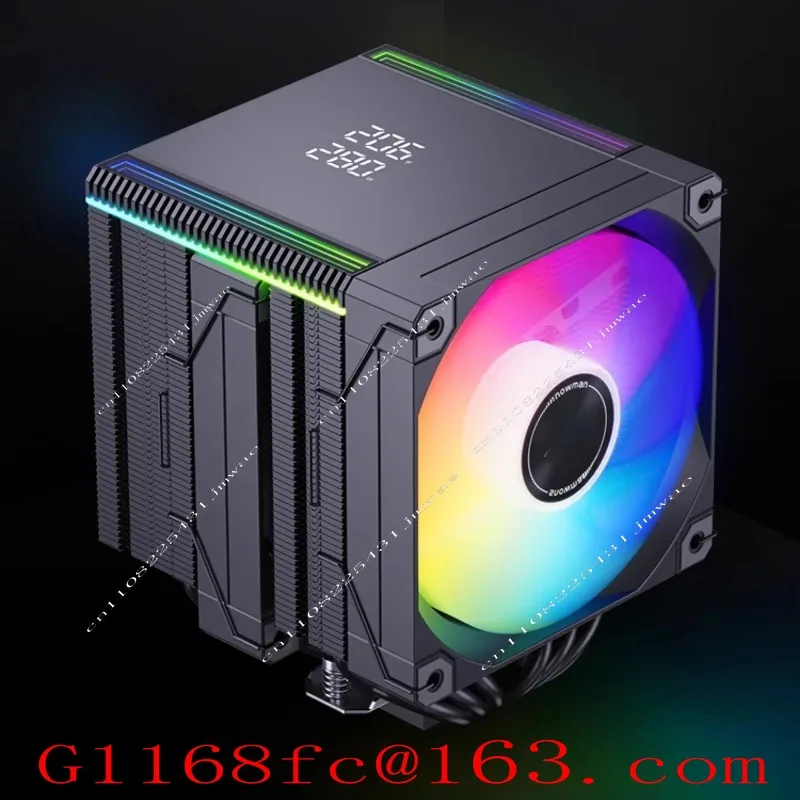 MT660 Digital CPU Heatsink 6 Heat Pipes 8 Copper Pipes Air-cooled 1700 Twin Tower Desktop Computer Silent