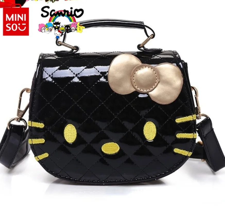 Hello Kitty 2024 Nieuwe Crossbodytas voor meisjes Mode Hoge kwaliteit Handtas voor meisjes Cartoon Schattig Veelzijdig Verjaardagscadeau voor kinderen