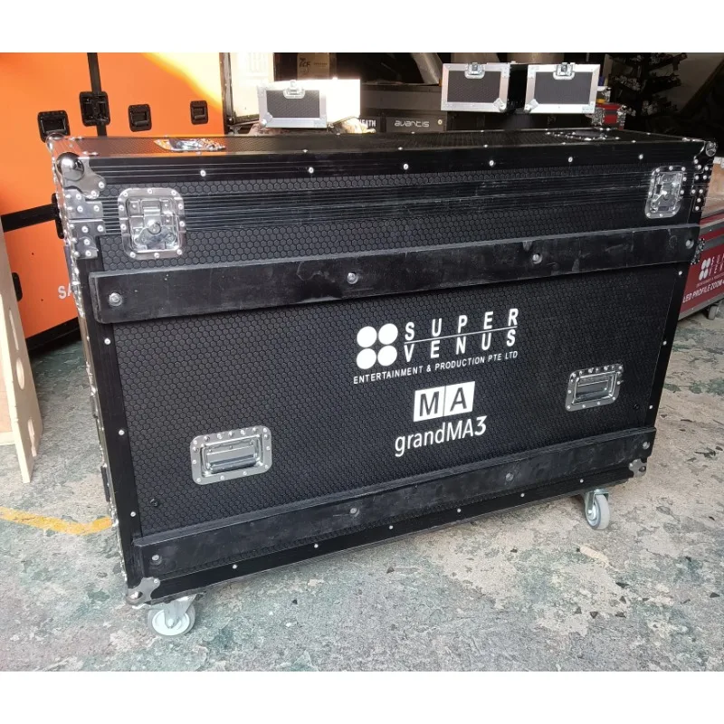 Customized Flight Case for GMA3 on PC and Command Wing and Fader Wing Dual Flight Road Case