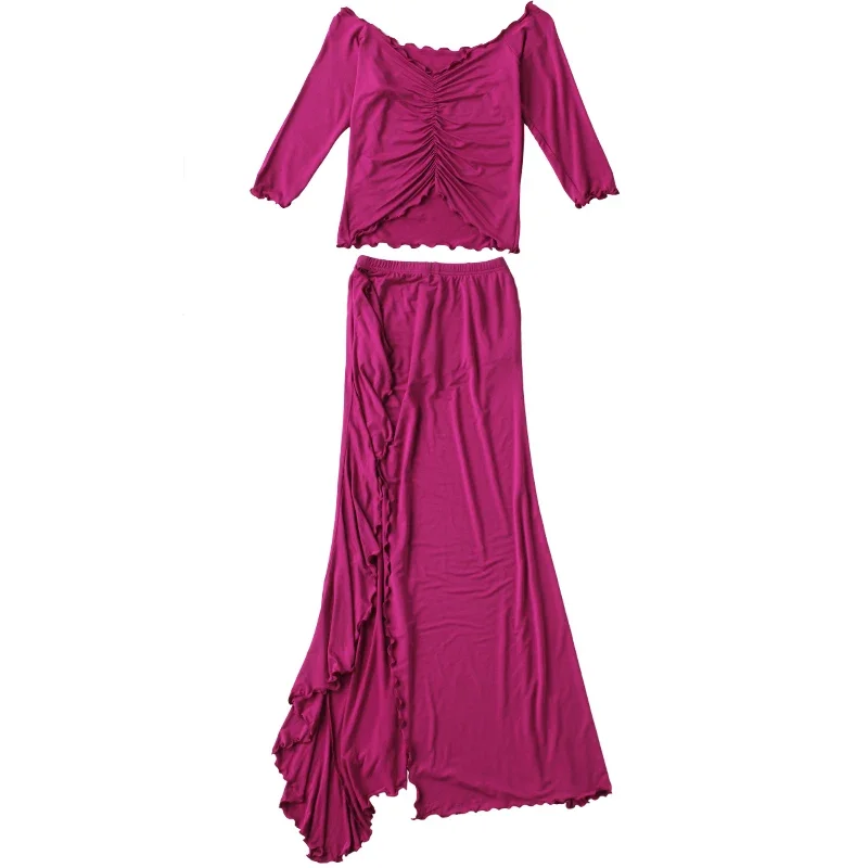 Kostiumy do tańca indyjskiego dla dorosłych Orientalny strój do tańca brzucha Bollywood Sukienka do tańca Występ na scenie Seksowne kostiumy do tańca brzucha