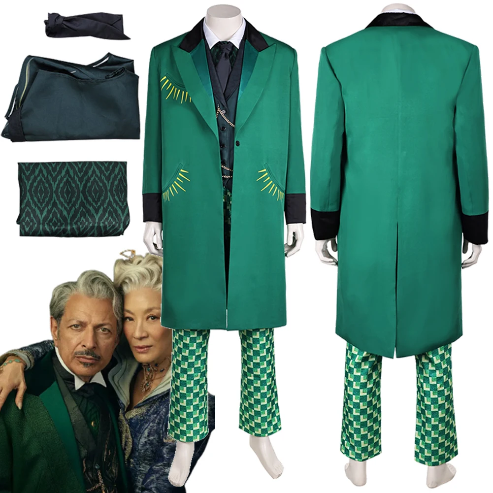 

Оз чудесный волшебник косплей фэнтезийная одежда 2024 фильм злой костюм маскировка для взрослых мужчин ролевая игра фантазия наряды мужские