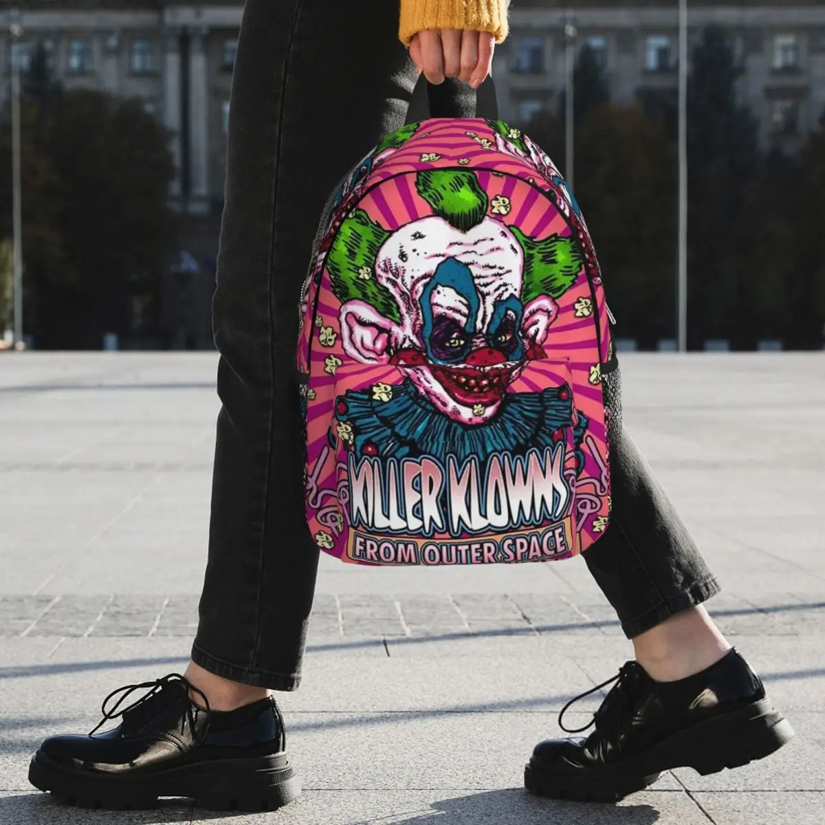 Killer Klowns From Outer Space Backpack Student BookBag Children School Bag Laptop Shoulder Bags for Boys Girls