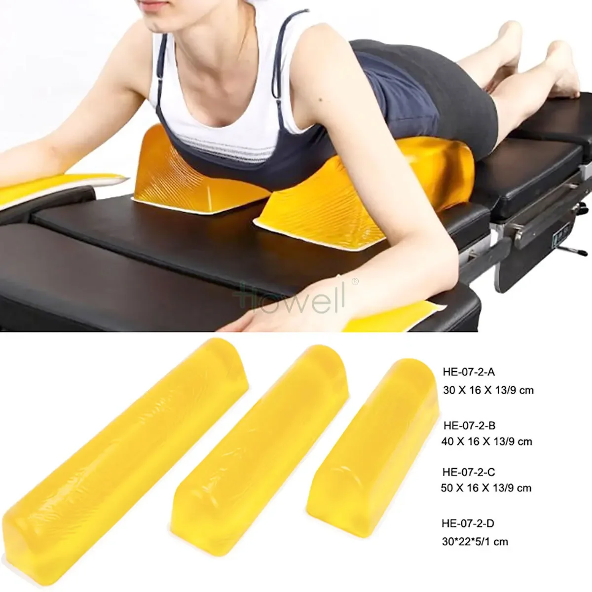 HE-07-2-C Chest support gel pad positioner