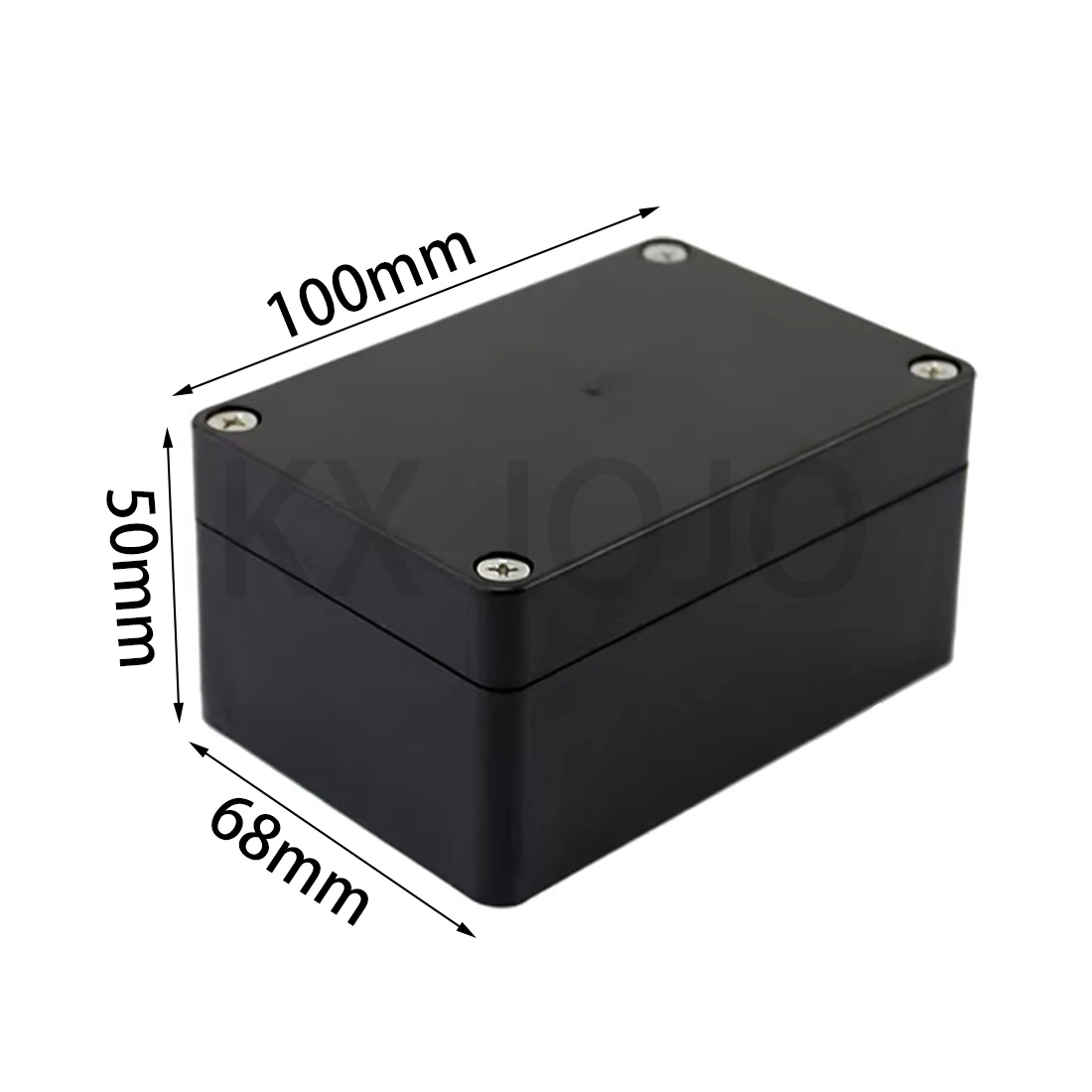 Junction Box Outdoor Waterproof 68*50*100mm with Ears Plastic Housing Sealing Box Power Cable Box White/Black