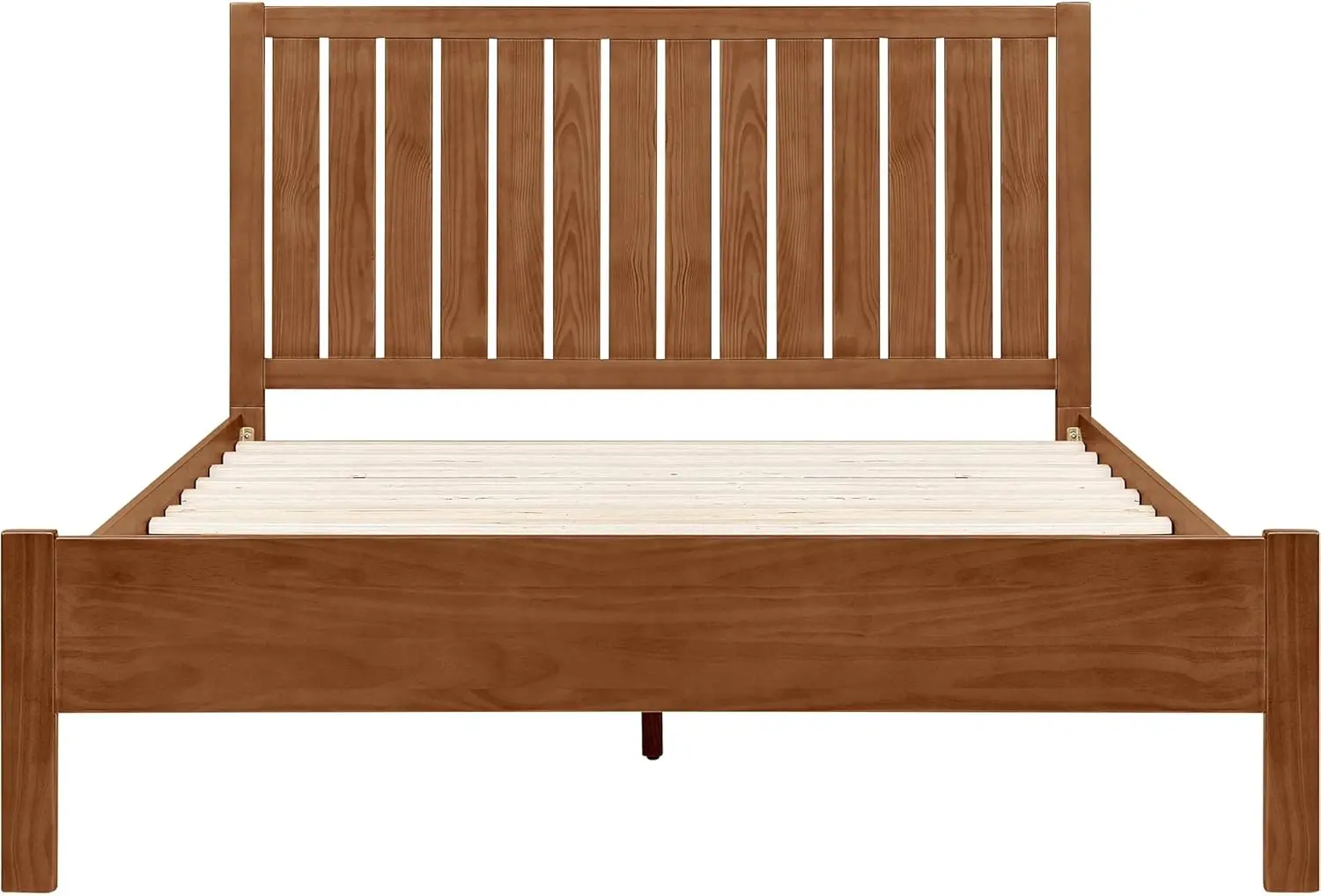 Camden Isle Graham Platform Bed Frame | Modern Low-Profile Bed With Full Slat Support System - No Box Spring Needed, Easy