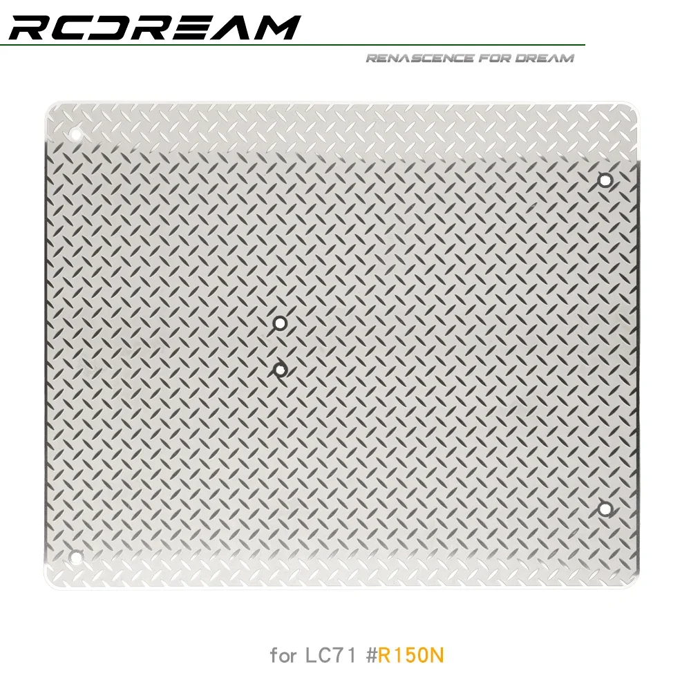 RCDream 1/10 Base Mount Sheet Metal Chequered Plate for RGT EX86020 LC71 Roof Rack #R150N