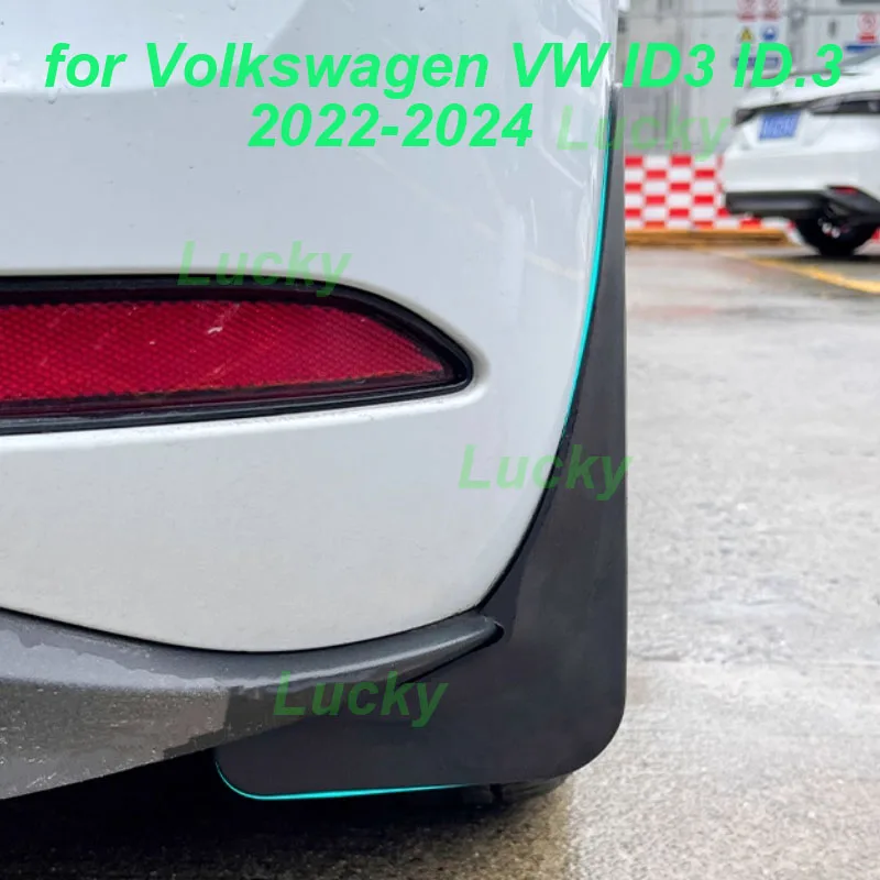 

Car Mudflaps for Volkswagen VW ID3 ID.3 2022-2024 Car Wheel Fender Mudguards Splash Protective ABS Cover Exterior Accessories