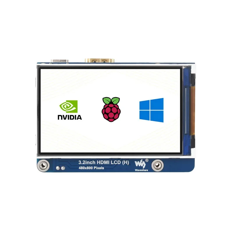 3.2 بوصة-HDMI-LCD-(H) Raspberry Pi 3.2 بوصة HDMI LCD IPS Display 480x800 أيضًا لأجهزة الكمبيوتر الصغيرة الأخرى