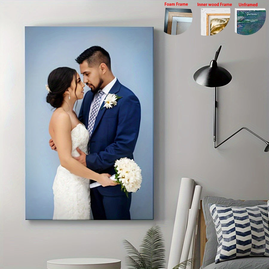 Frame/Unframe One unique personalized poster customizable photo print for cherished memories like family moments weddings
