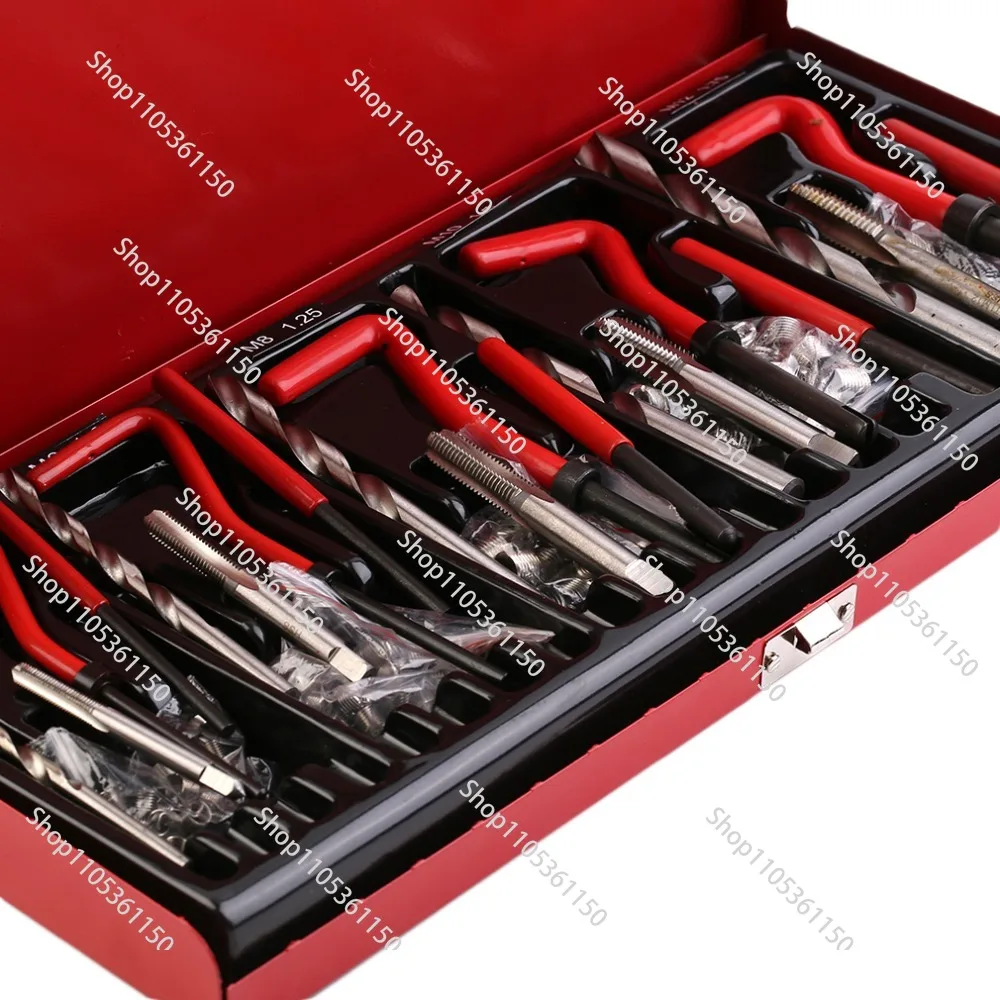 Durable Thread Repair Tool Set, Helicoil Rethread Repair Kit, Garage Workshop Tool, Professional Recoil Repair Tool, New
