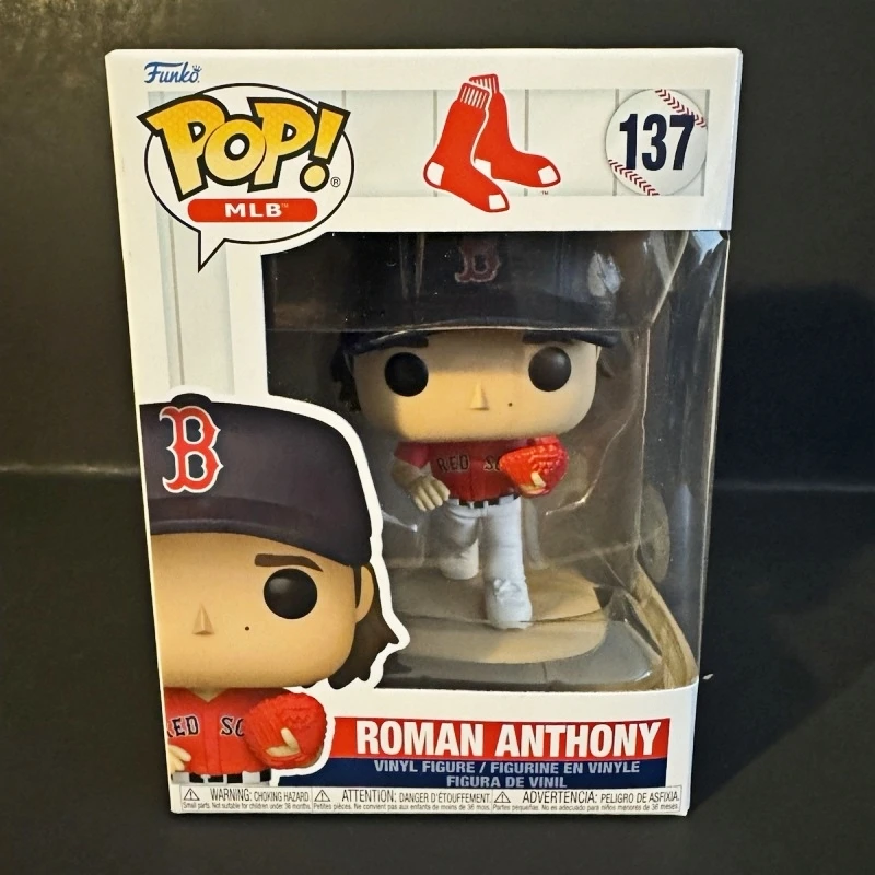 ファンコポップ！-mlb-ボストン・レッドソックス-ローマン・アンソニー-137-ビニールフィギュア-スポーツコレクタブルモデル-デスクトップオーナメント-野球ファンへのギフト