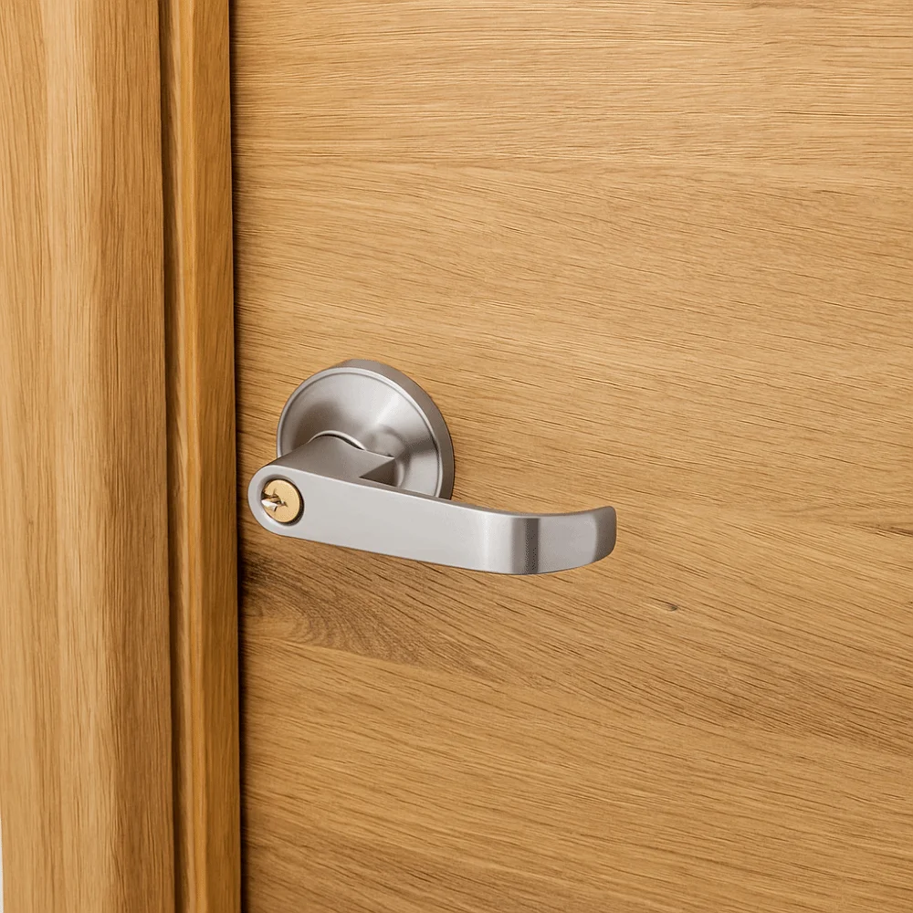 35-50mm Three-Pole Spherical Door Lock Aluminum Alloy with 3 Keys Door Handle Lock High-Grade Spherical Door Lock for Home