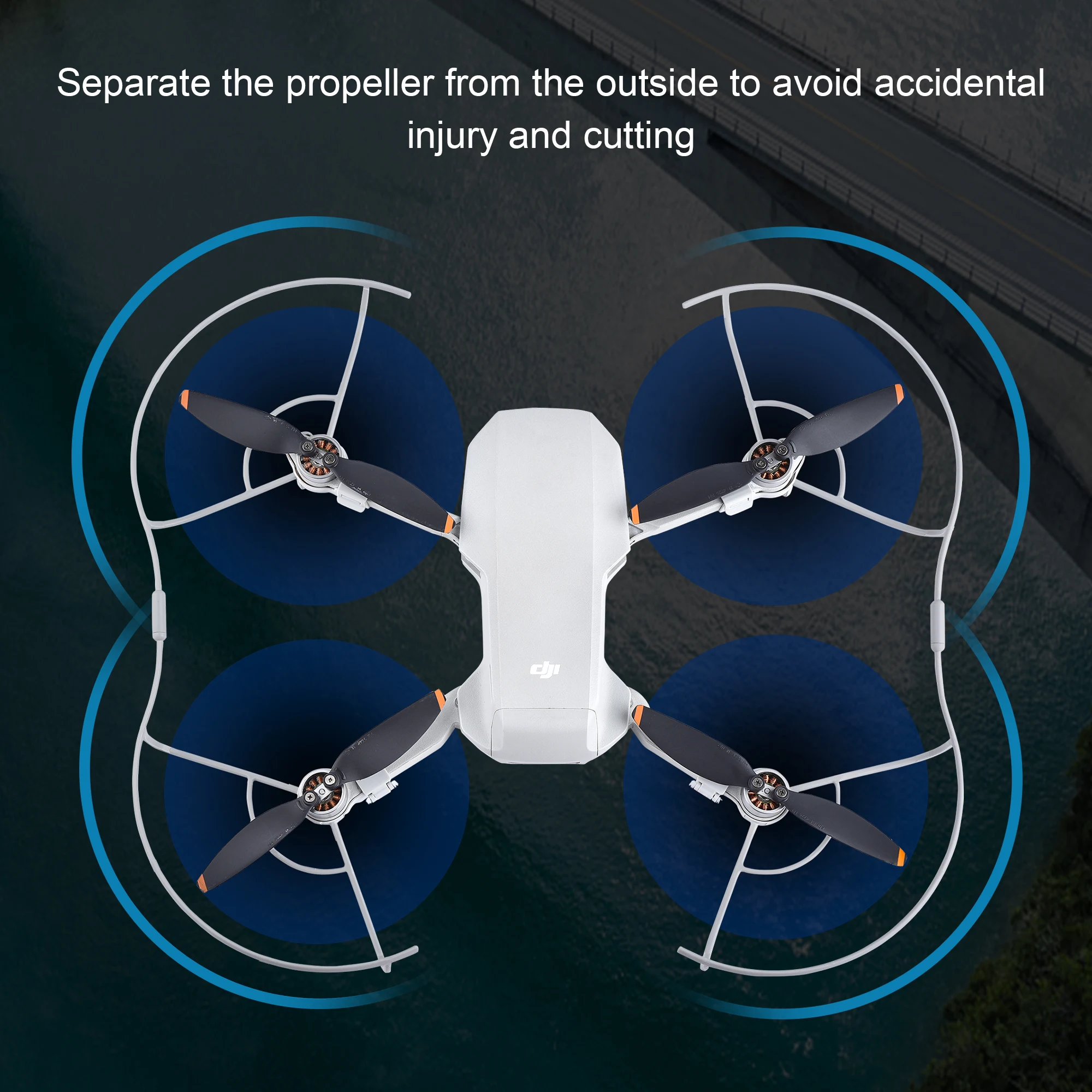 Propeller Guard For DJI Mavic Mini/Mini SE/Mini 2/Mini 2 SE,Quick Release Removable Propellers Protector For Drone Accessories