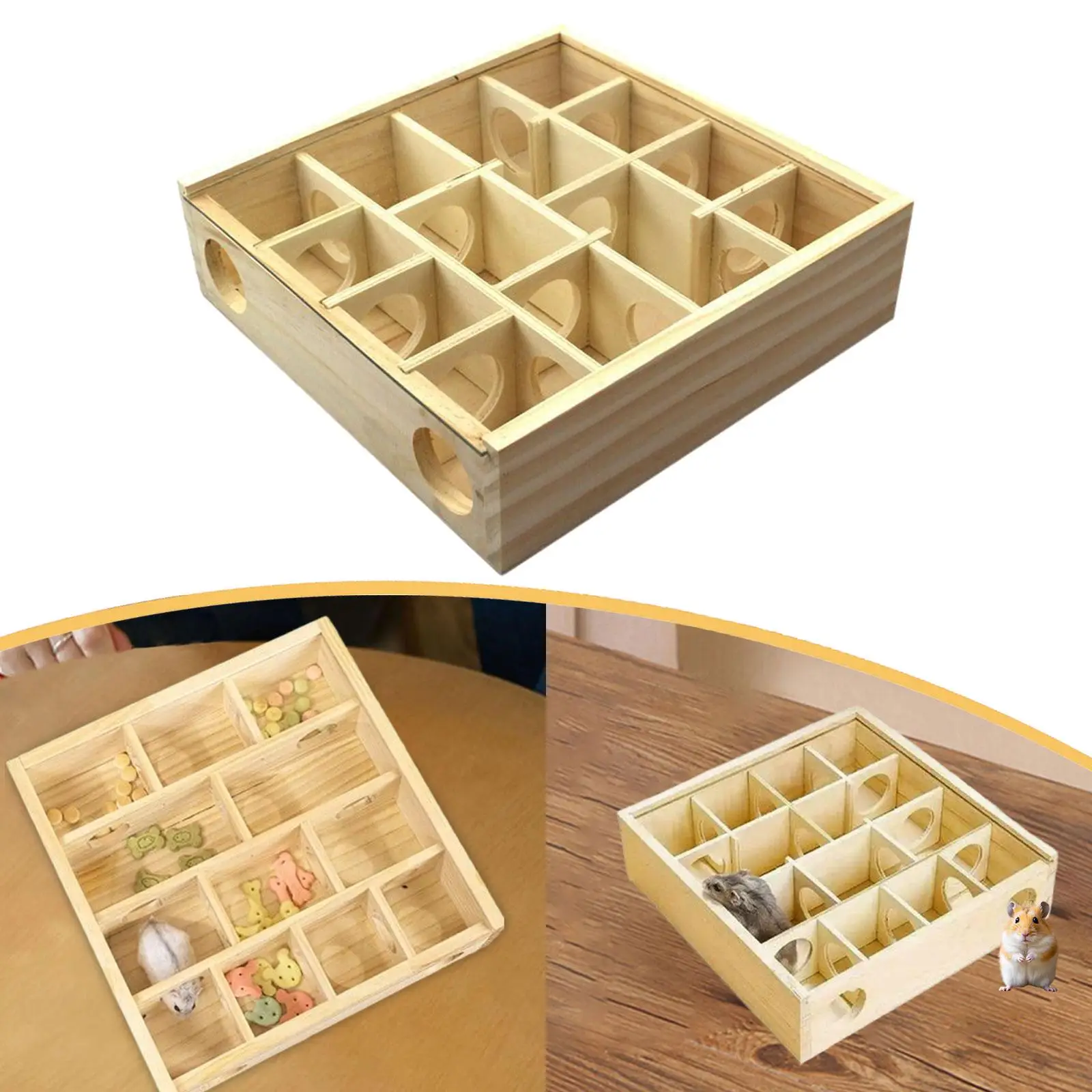 Hamster Maze Multi Chamber Hamster Cage for Small Pet Gerbils Guinea Pigs