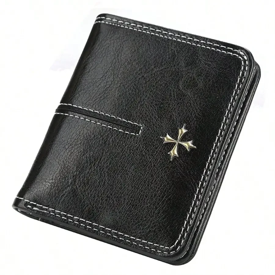 

1pc Women's Clutch Wallet, Ultra-Thin Wallet, Women's Wallet, Small-Sized Fashion Brand Leather Women's Card Holder, Zipper Coin