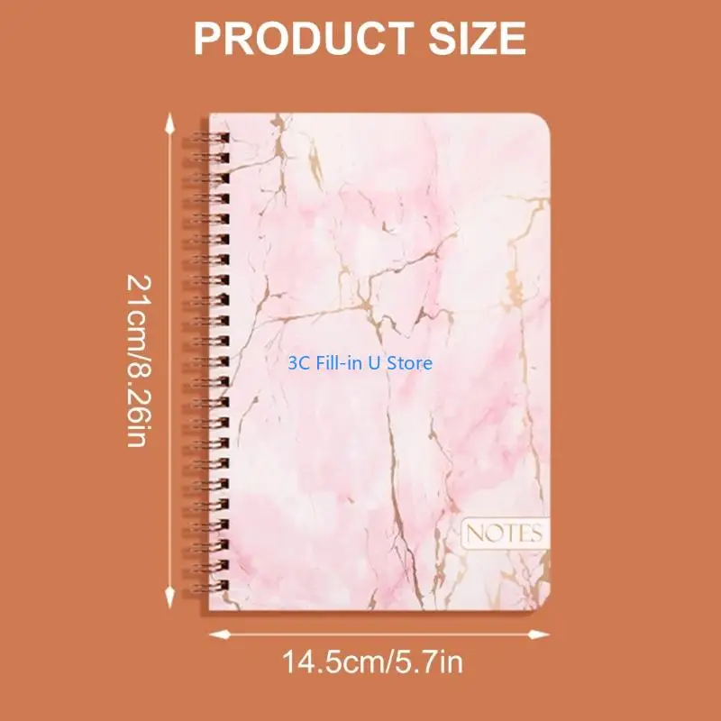 G8TA Twin-Wire Binding Notebook 160 страниц шириной 14,5x21 см для офисной школы