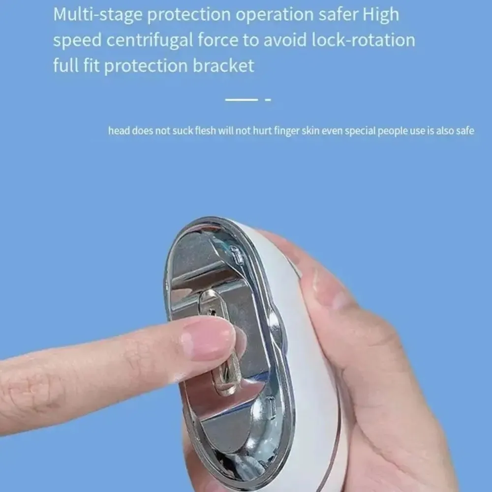 مقص أظافر أوتوماتيكي كهربائي محمول متعدد الوظائف، قوة فائقة، مقص أظافر كهربائي، ملمع أظافر للأطفال