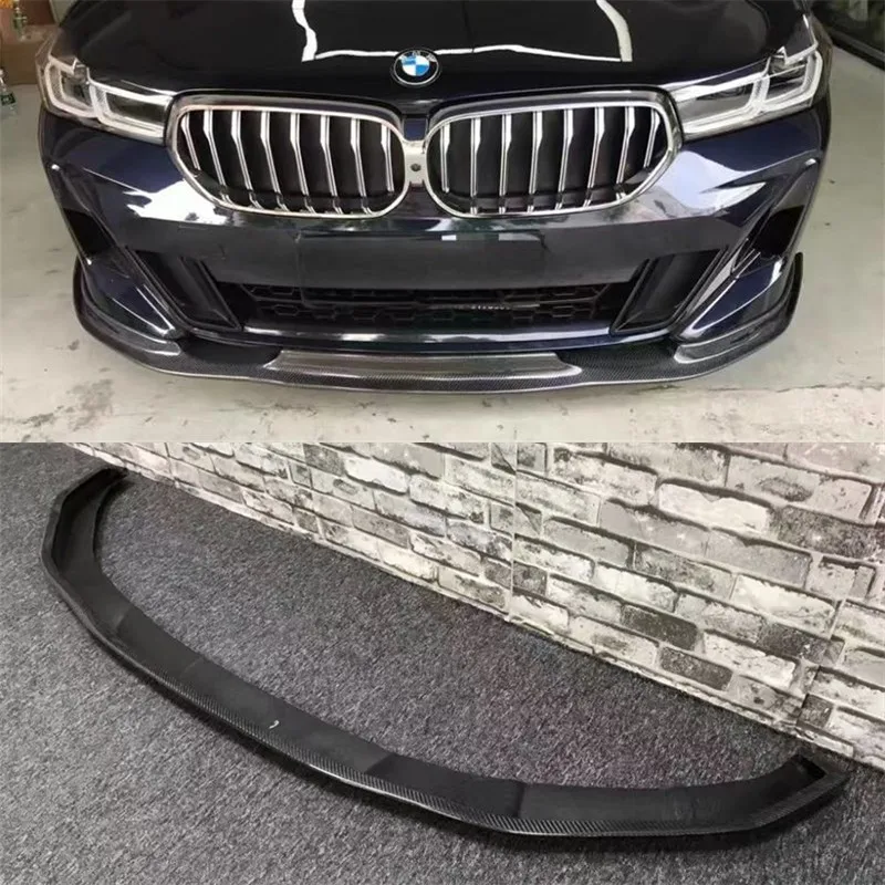 

Для BMW 6 серии GT G32 Передний бампер из настоящего углеродного волокна, нижняя губа под спойлер, сплиттер, автомобильные аксессуары, комплект кузова