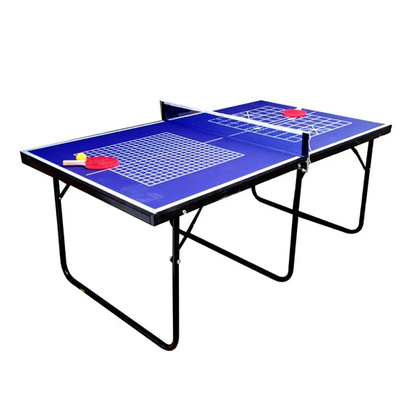 

Household foldable children's table tennis table children's table with checkerboard