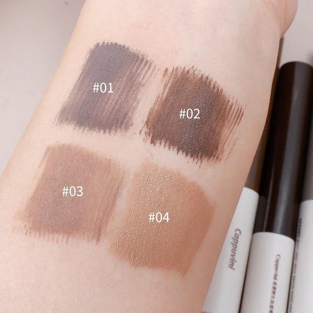 Zwart Bruin Colordyeing Wenkbrauwcrème Waterdichte Aanhoudende Sneldrogende Vloeibare Wenkbrauwversterkers Wenkbrauw Mascara Tint Make-Up Cosmetica