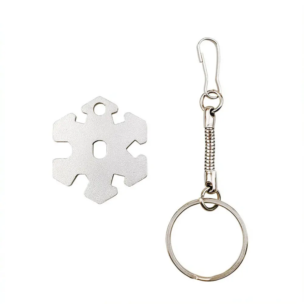 Bikersay Cycling Multi Tool Stainless Steel Spoke Nipple Adjuster Valve Core Removal Key Bicycle Maintenance Repair Hardware Kit