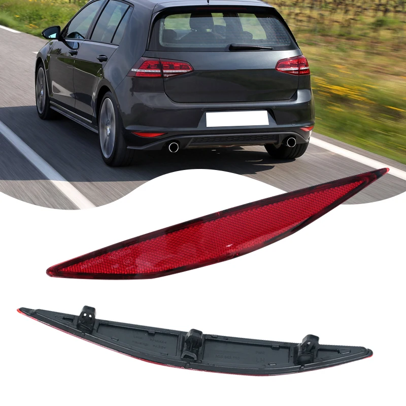 For VW Volkswagen Golf 7 GTI GTD 2013-2017 Not For Golf 7 Rline Car Rear Bumper Light Reflective Sticker 5G0945105 5G0945106