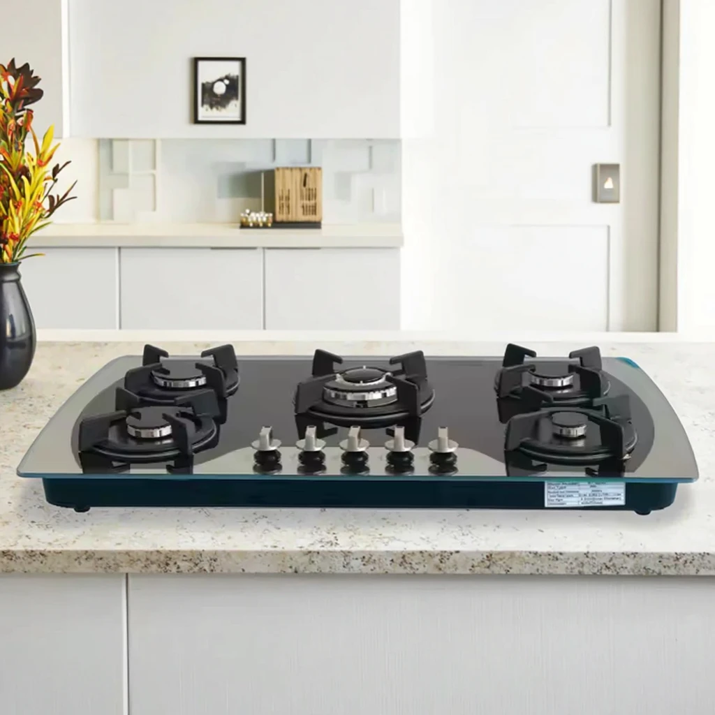 ALK Wholesale China Smart Built in Table Top Gas Stove with Glass Material for Kitchen Household