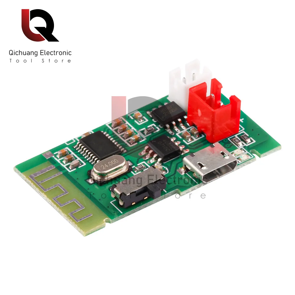 Mono Amplifier Board Wireless Bluetooth Audio Amplifier Module USB / Type-C Interface 4Ω 5W Speaker 3.7V Lithium Battery Power