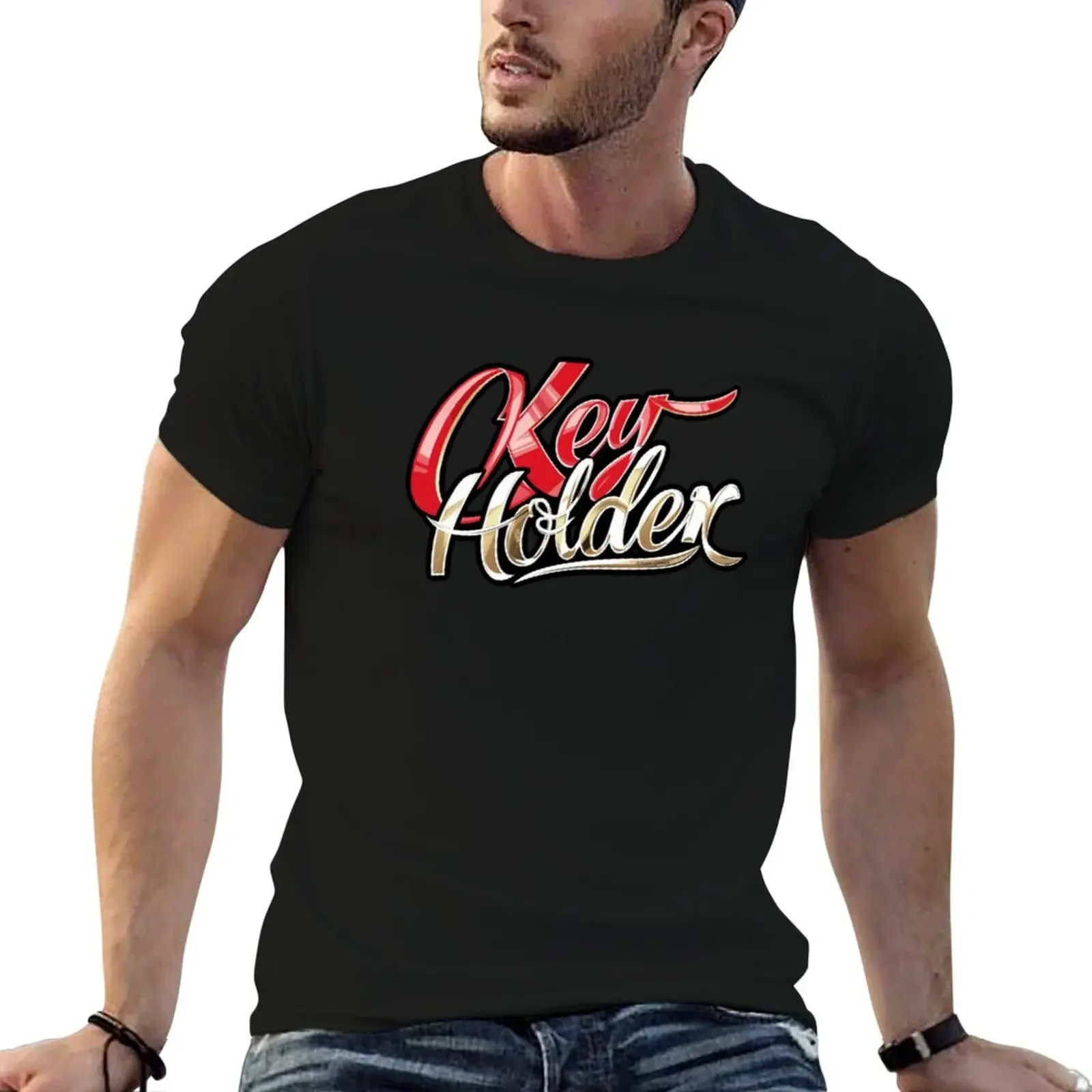 Key Holder T-Shirt customs design your own vintage graphic t shirts Men's t-shirts