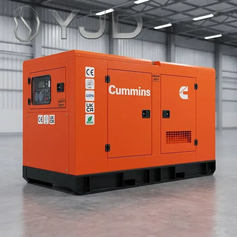 EPA Weichai 30kVA 40kVA 50kVA Silent Open Frame Generator with ATS Water Cooled Low Noise for Home Backup