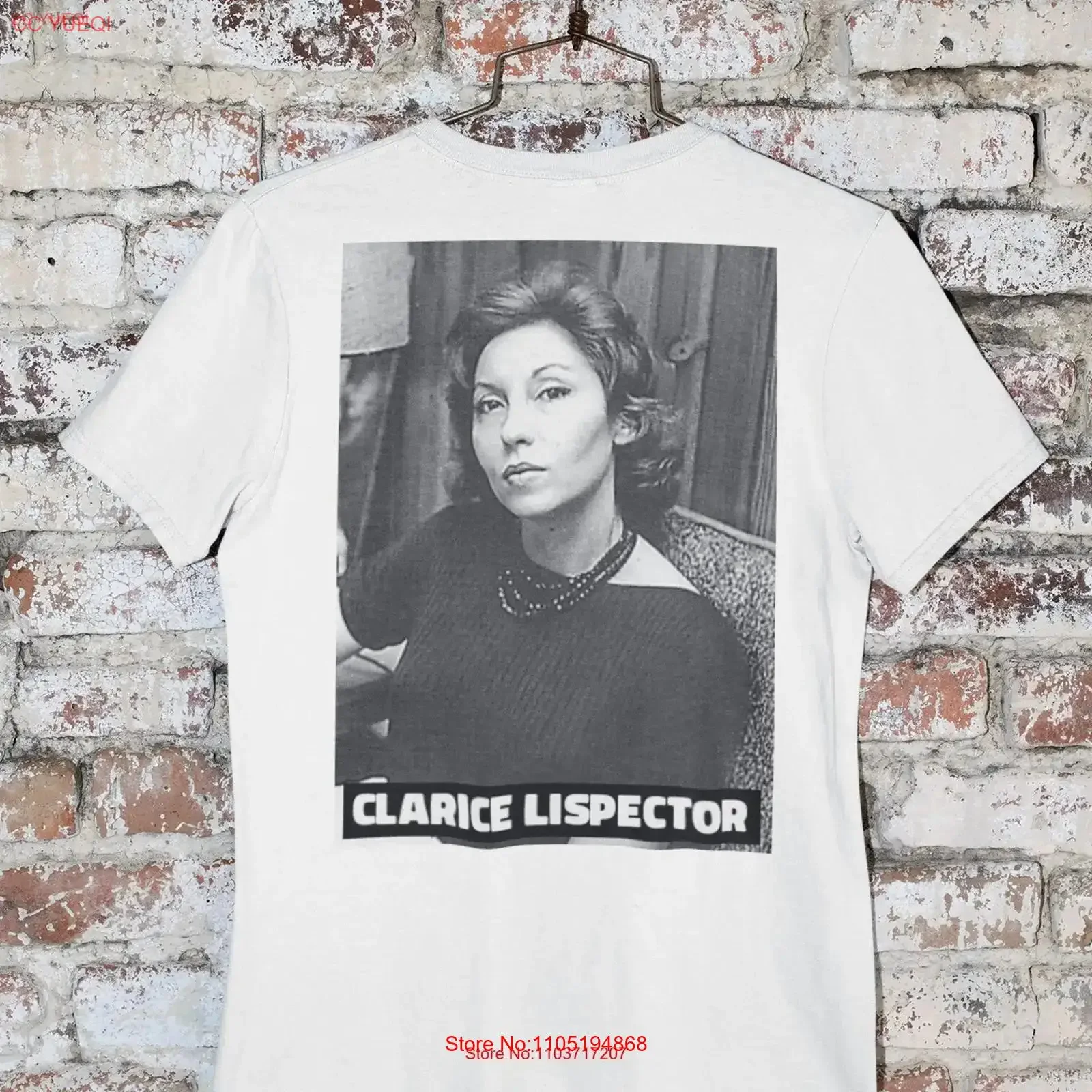 Clarice Lispector Brazilian Jewish Writer G500 5 3 oz T Shirt vintage Washed Top For Everyday Wear Slightly designer clothes